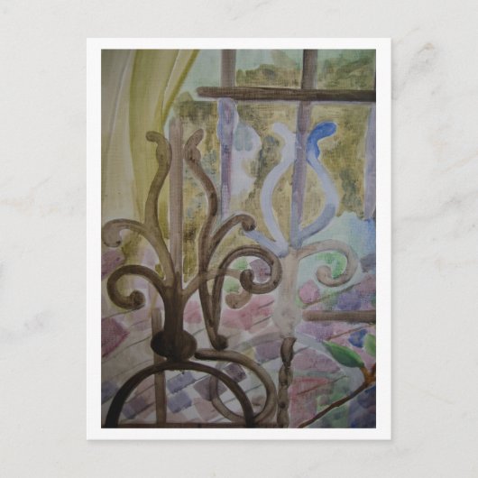 Details van het venster Queens Briefkaart (Voorkant)