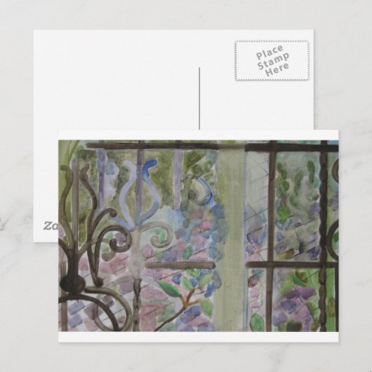 Details van het venster Queens Briefkaart (Voorkant / Achterkant)