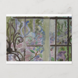 Details van het venster Queens Briefkaart