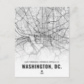 Details van het Wekend-weekfeest in Washington Informatiekaartje (Voorkant)