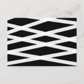 Details van het zwarte en witte Relax Manuscript Informatiekaartje (Achterkant)