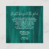 Details van huwelijk: groene kunst verandert kaart (Achterkant)