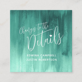 Details van huwelijk: groene kunst verandert kaart