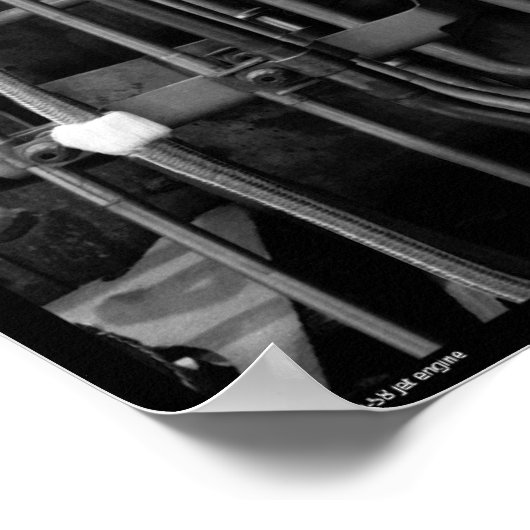 Details van J-58 Jet Engine Poster (Hoek)