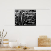 Details van J-58 Jet Engine Poster (Keuken)