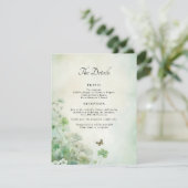 Details van Klaver Velden Informatiekaartje (Staand voorkant)