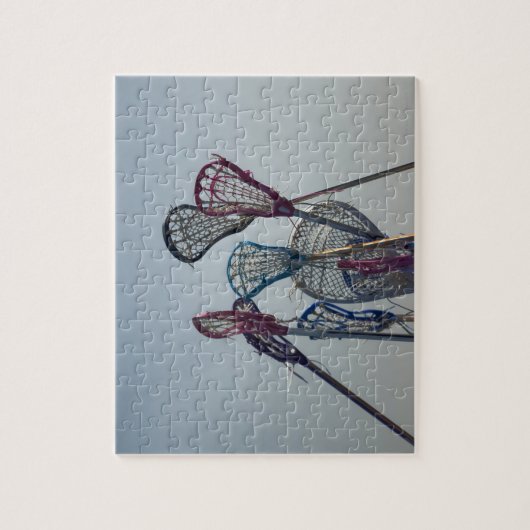 Details van Lacrosse game Legpuzzel (Verticaal)