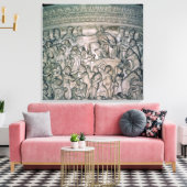 Details van Pulpit, 1302-10 Canvas Afdruk (Insitu (Woonkamer))