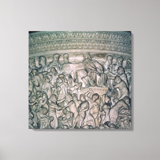 Details van Pulpit, 1302-10 Canvas Afdruk (Voorkant)