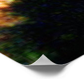 Details van Supernovarest Cassiopeia A Poster (Hoek)