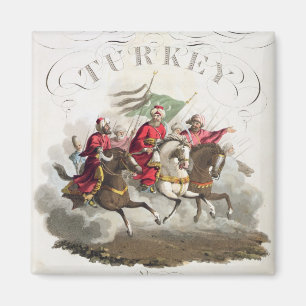 Details van titelpagina, van 'Costumes of the Vari Magneet