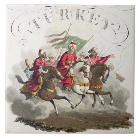 Details van titelpagina, van 'Costumes of the Vari Tegeltje (Voorkant)