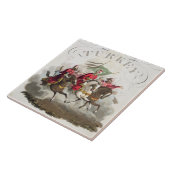 Details van titelpagina, van 'Costumes of the Vari Tegeltje (Zijkant)