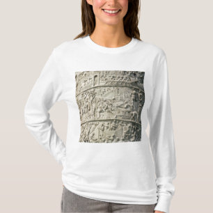 Details van Trajan's column T-shirt