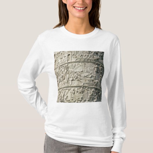 Details van Trajan's column T-shirt (Voorkant)