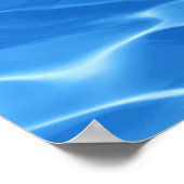 Details van waterrimpels in zwembad poster (Hoek)