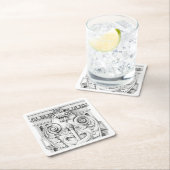 DETAILS Vierkant papier Onderzetters (Insitu)