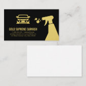 Details wasstraat | Automatische details Visitekaartje (Voorkant / Achterkant)