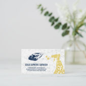 Details wasstraat | luchtbellen visitekaartje (Staand voorkant)