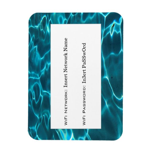 details waterreflectie wifi magneet (Verticaal)