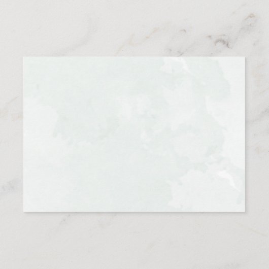 Details Waterverf Eucalyptus Wedding Rustige Informatiekaartje (Achterkant)