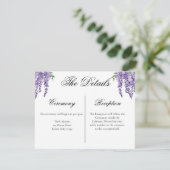 Details Wisteria-behuizing Kaart (Staand voorkant)