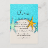 Details  Zonnestrand Beach Weddenschap Informatiekaartje (Voorkant)