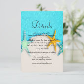 Details  Zonnestrand Beach Weddenschap Informatiekaartje (Staand voorkant)