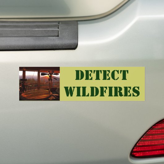 DETECT WILDFIES BUMPERSTICKER (Op auto)