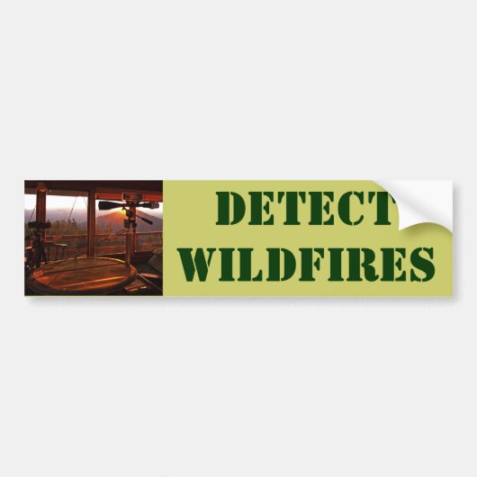 DETECT WILDFIES BUMPERSTICKER (Voorkant)