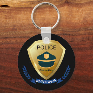 Detectie politie, nationale politieweek 2023 sleutelhanger