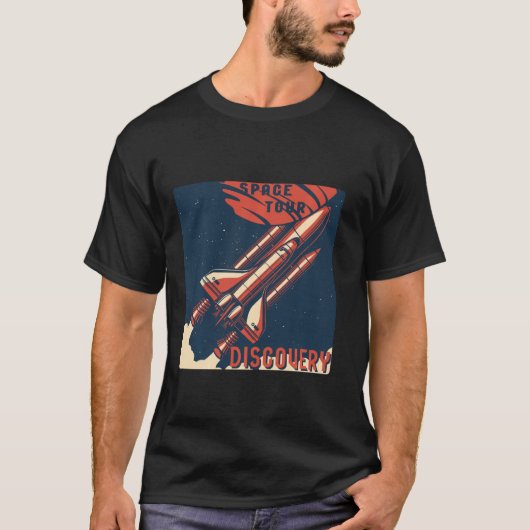 Detectie van ruimtetour t-shirt (Voorkant)