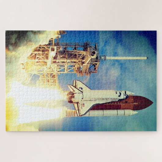 Detectie van Space Shuttle Start Legpuzzel (Horizontaal)