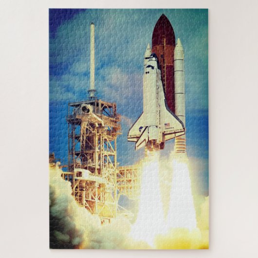 Detectie van Space Shuttle Start Legpuzzel (Verticaal)