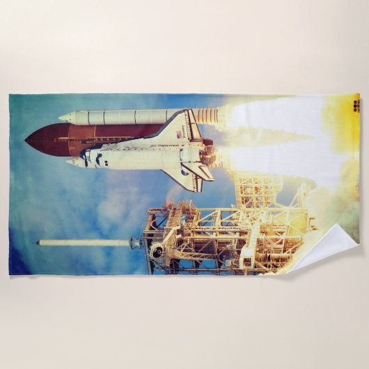 Detectie van Space Shuttle Start Strandlaken (Voorkant)