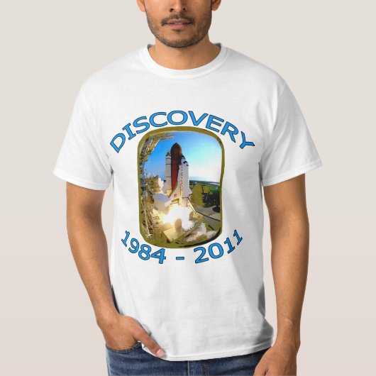 Detectie van Space Shuttle Start T-shirt (Voorkant)