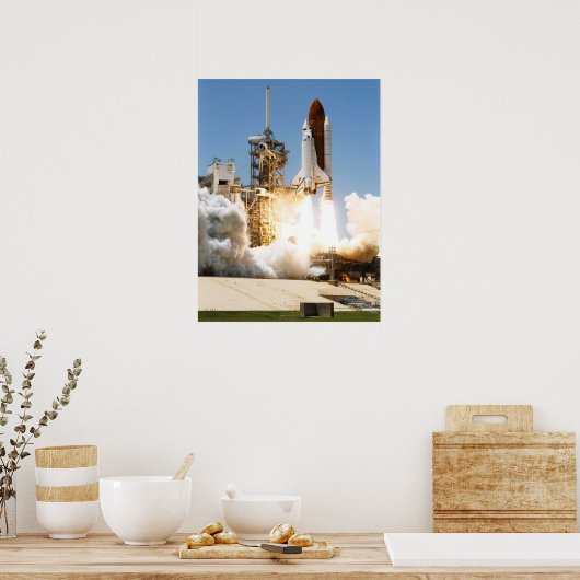 Detectie van Space Shuttle (STS-121) Poster (Keuken)