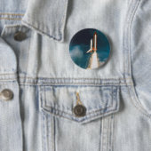 Detectiebast bij Space Shuttle uitgeschakeld Ronde Button 5,7 Cm (In situ)