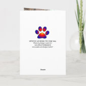 DETECTIEVE KAT ACHTER DE STEENWAL/Vaderdag Kaart (Achterkant)