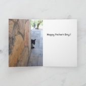 DETECTIEVE KAT ACHTER DE STEENWAL/Vaderdag Kaart (Binnen)