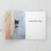 DETECTIEVE KAT ACHTER DE STEENWAL/Vaderdag Kaart (Binnen)