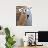 DETECTIEVE KAT ACHTER DE STEENWAL/Vaderdag Poster (Thuiskantoor)