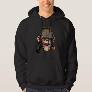 Detective Aap Spy Onderzoeker Wild Dier Monnik Hoodie