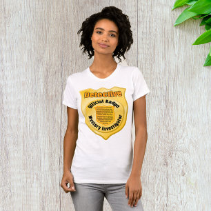 Detective Badge Vrouwen T-shirt