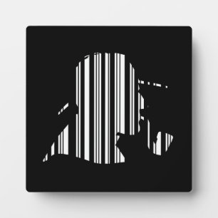 DETECTIVE BAR CODE Pijp Roken Barcode Patroon Fotoplaat