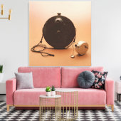 Detective camera's canvas afdruk (Insitu (Woonkamer))