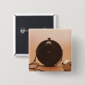 Detective camera's vierkante button 5,1 cm (Voorkant /achterkant)