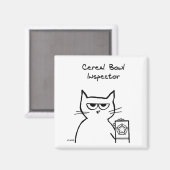 Detective Cat, inspecteur van de graanschaal Magneet (Voorkant / Achterkant)