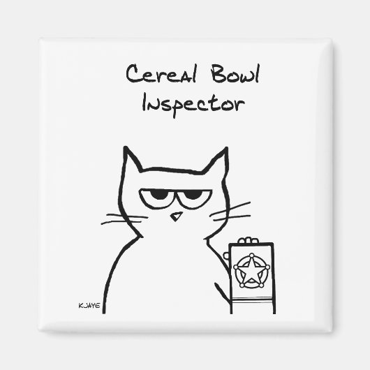 Detective Cat, inspecteur van de graanschaal Magneet (Voorkant)