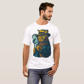 Detective Cat-mysterie T-shirt (Voorkant volledig)
